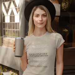 'horsegirl since then' | shirt aus 100 % bio-baumwolle