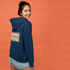 'give me aperol' | zip-hoody blue