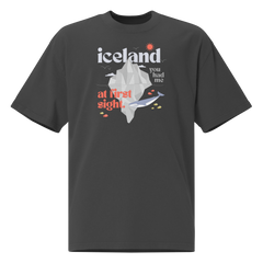 'iceland you had me at' | oversized t-shirt aus 100 % baumwolle