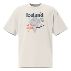 'iceland you had me at' | oversized t-shirt aus 100 % baumwolle