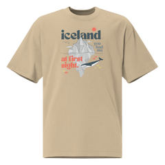 'iceland you had me at' | oversized t-shirt aus 100 % baumwolle