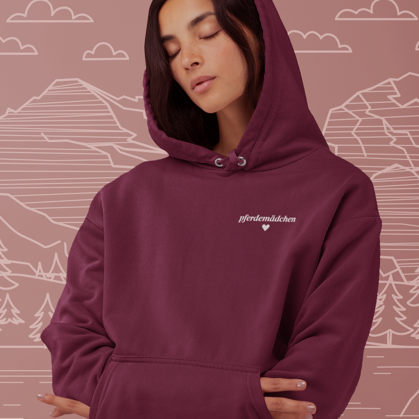 'pferdemädchen' | hoody aus 100 % bio-baumwolle