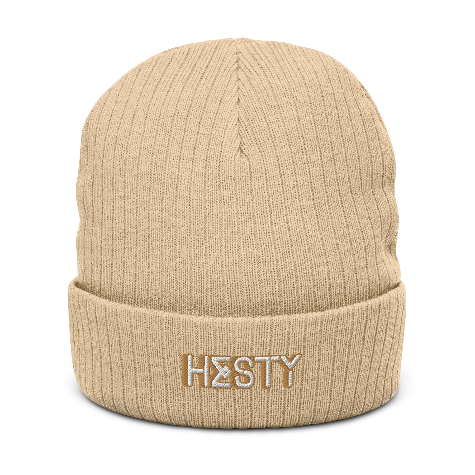 'hesty 3D logo' | beanie stick in 2 farben