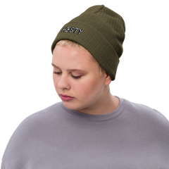 'hesty 3D logo' | beanie stick in 2 farben