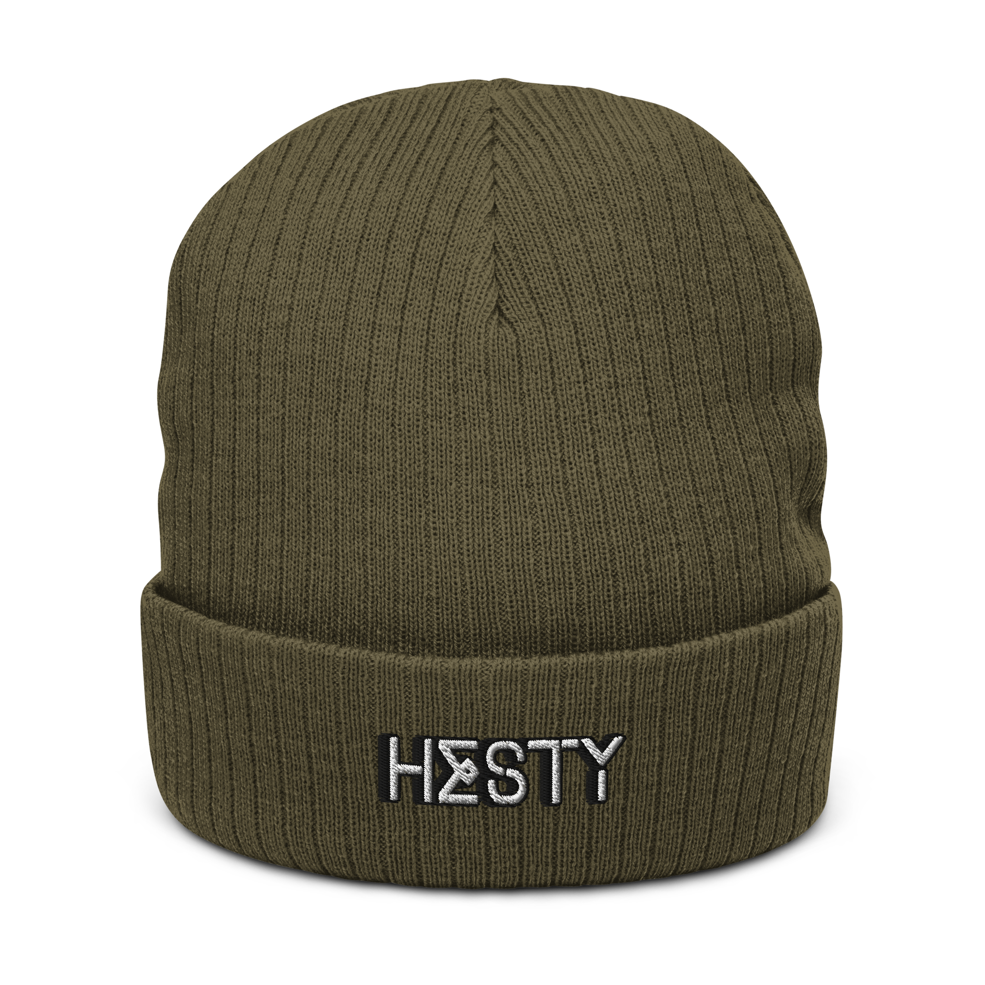 'hesty 3D logo' | beanie stick in 2 farben