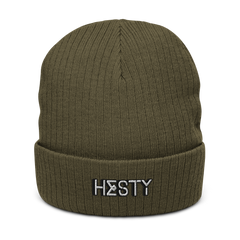 'hesty 3D logo' | beanie stick in 2 farben