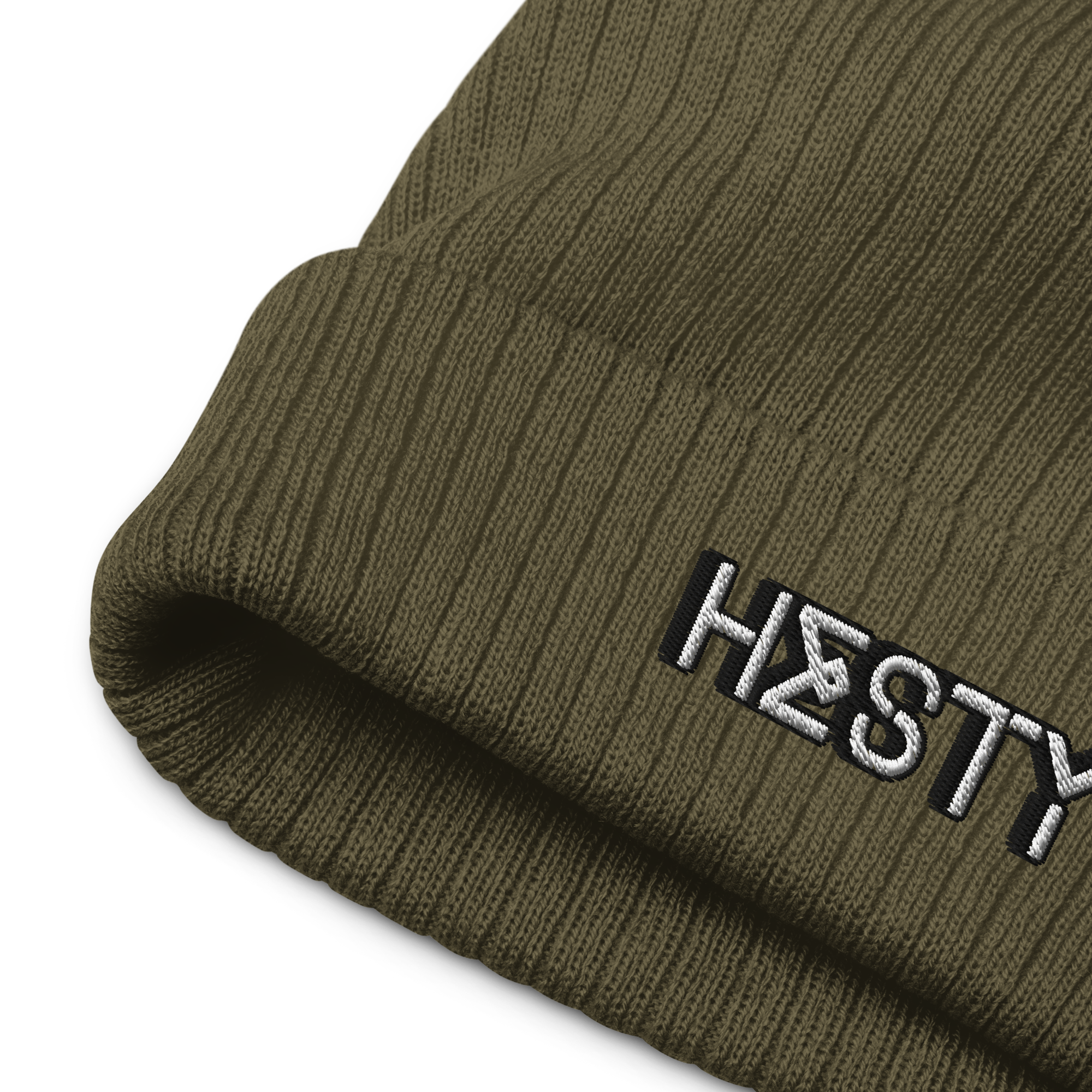 'hesty 3D logo' | beanie stick in 2 farben