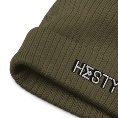 'hesty 3D logo' | beanie stick in 2 farben