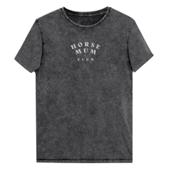 'horse mum club' | besticktes baumwoll-shirt