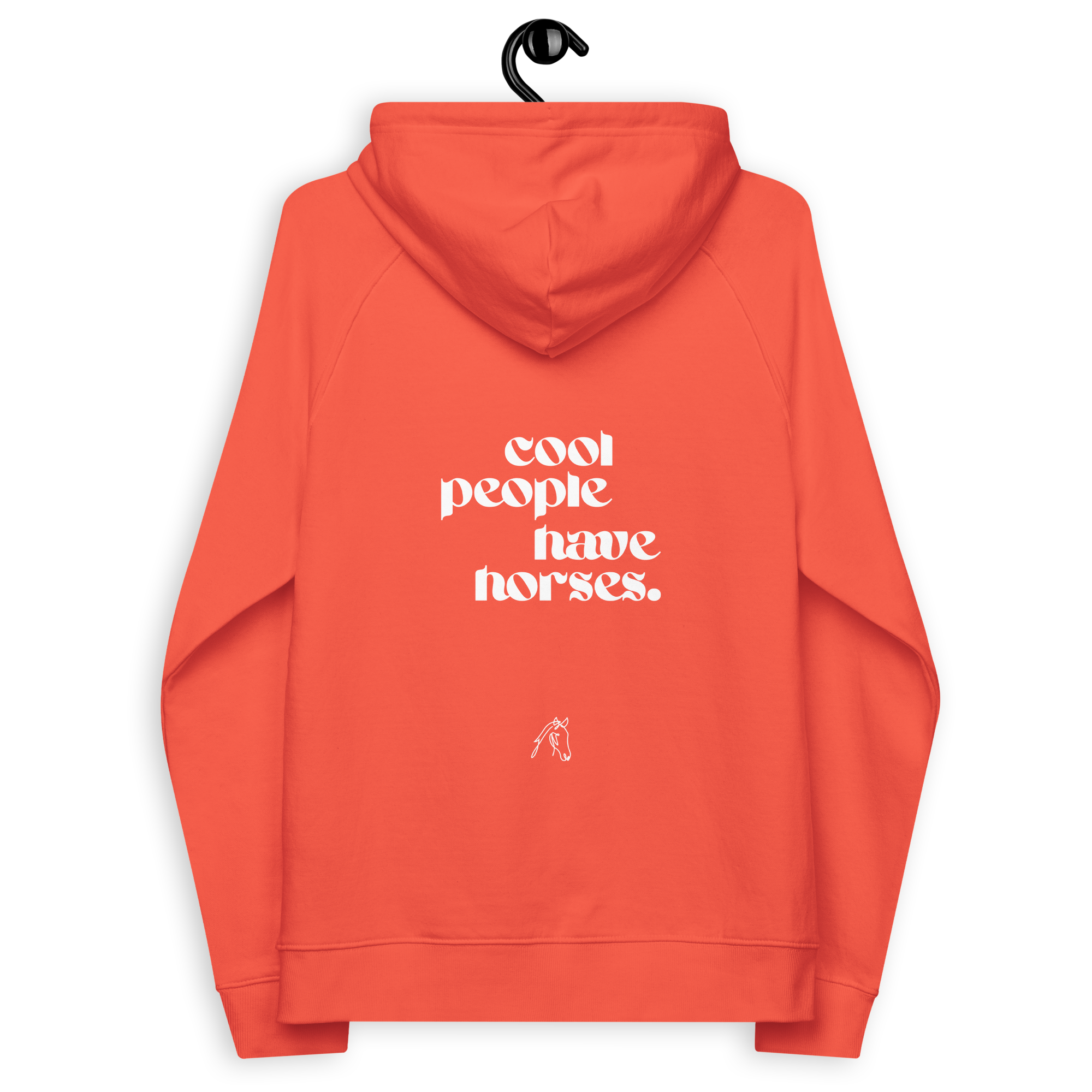 'cool people have horses' | hoody aus 100 % bio-baumwolle