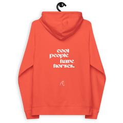 'cool people have horses' | hoody aus 100 % bio-baumwolle