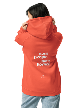 'cool people have horses' | hoody aus 100 % bio-baumwolle