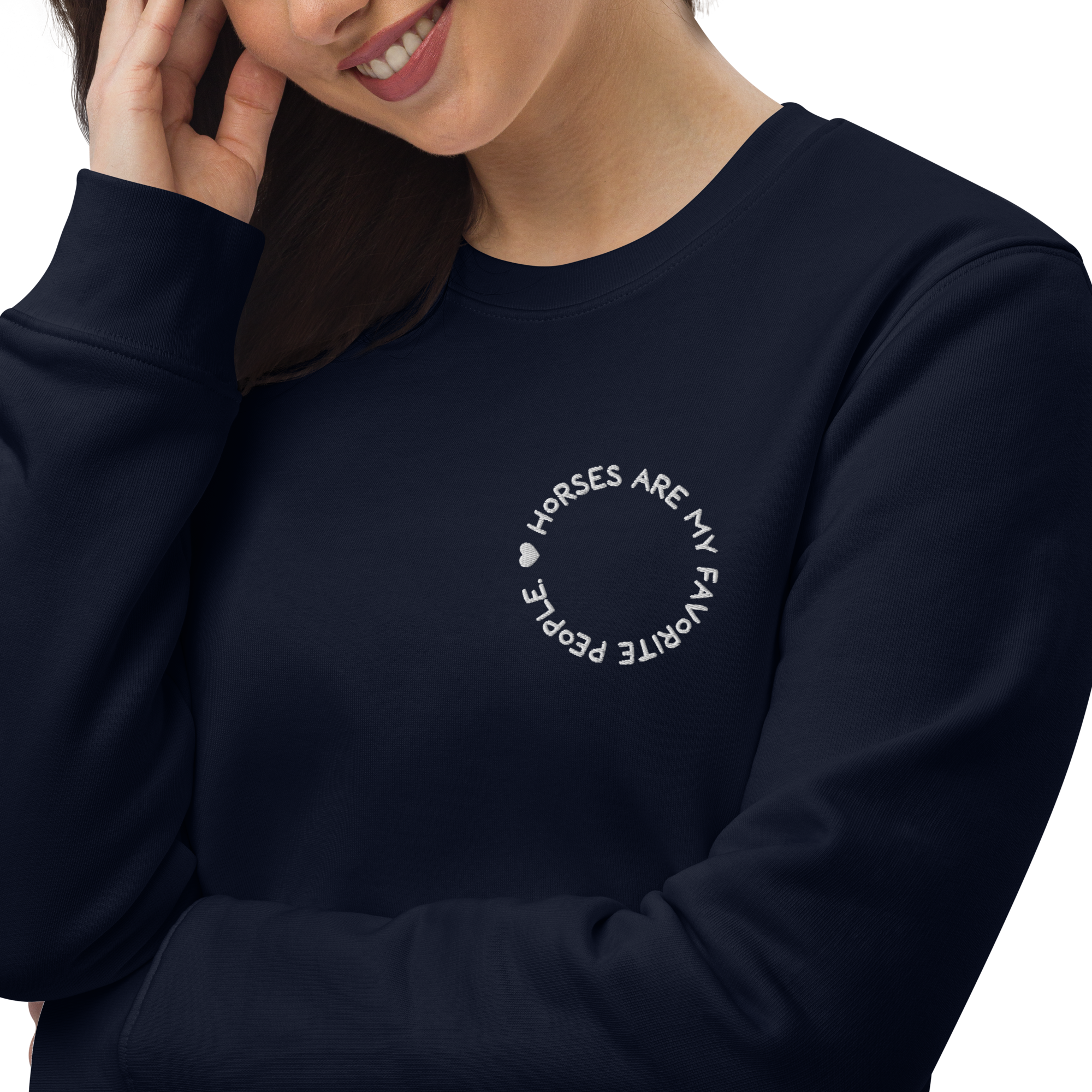 'horses are my favorite people' | bio-sweatshirt