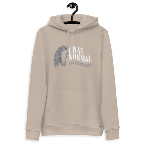 'I was normal one horse ago' | hoody aus bio-baumwolle