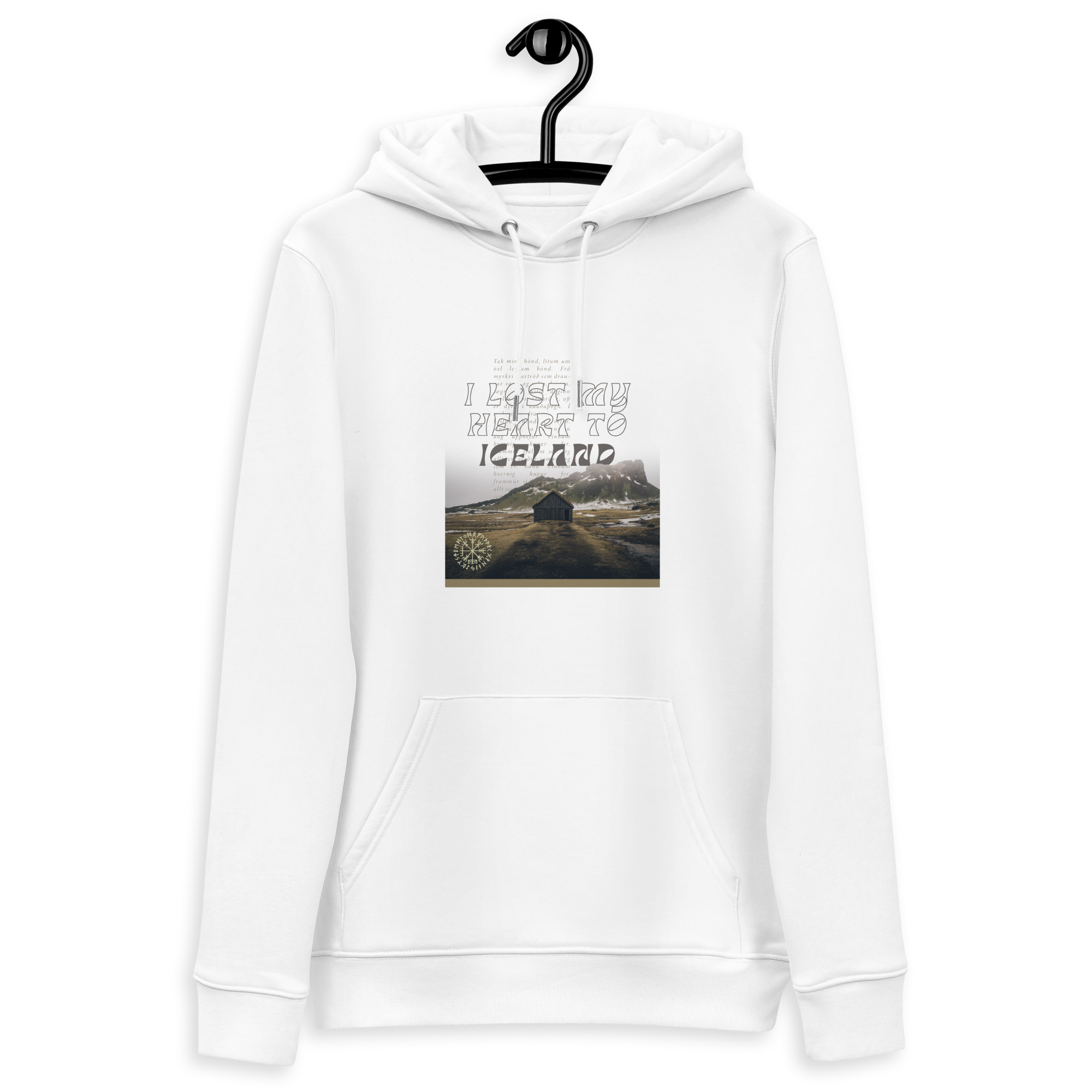 'lost my heart to iceland' | hoody aus bio-baumwolle