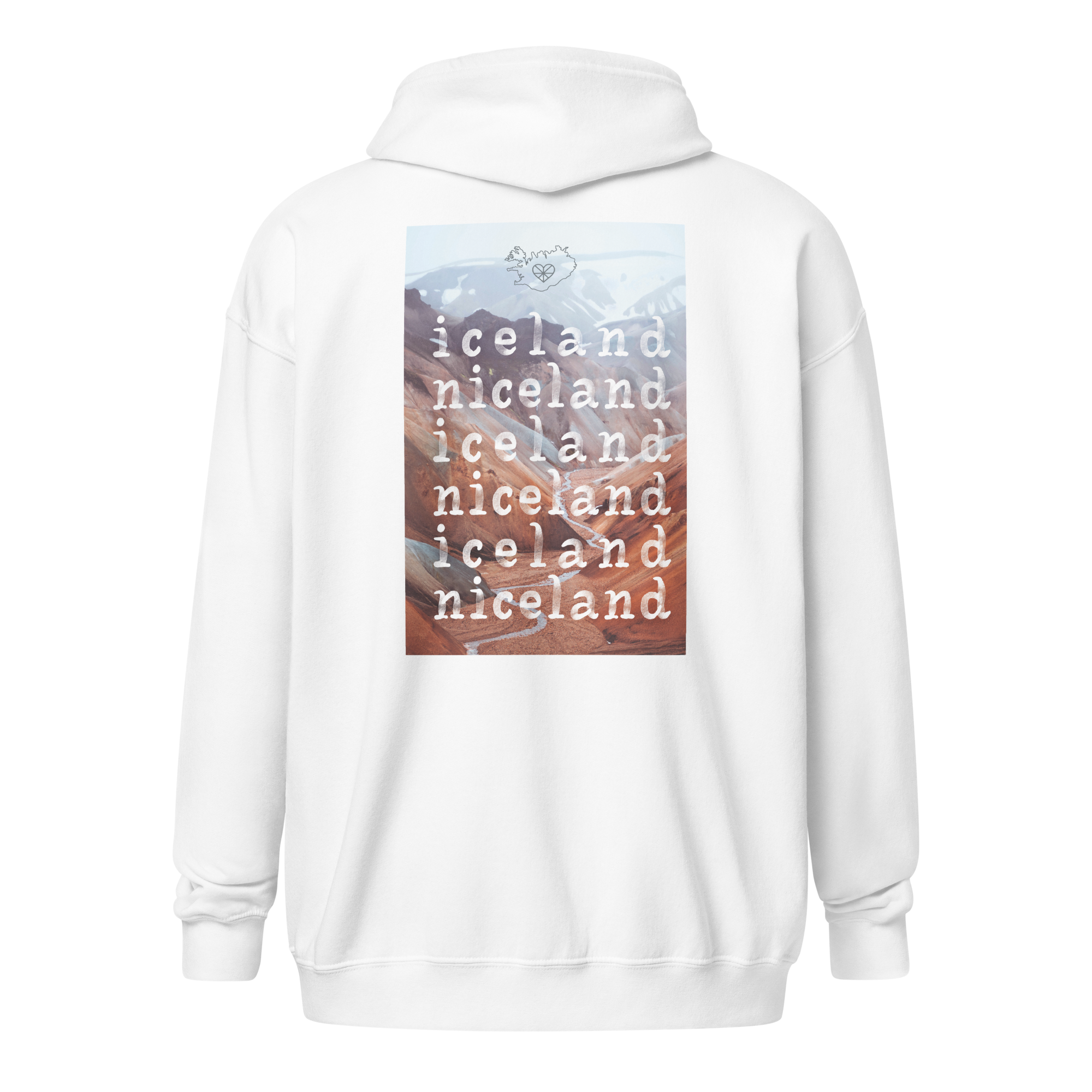 'iceland niceland' | zip-hoody