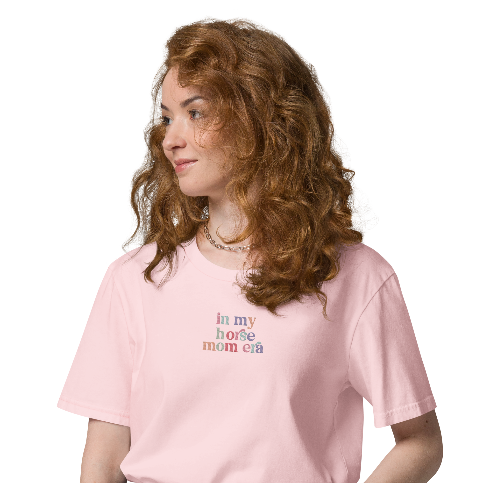 'horse mom era' | stick shirt aus 100 % baumwolle