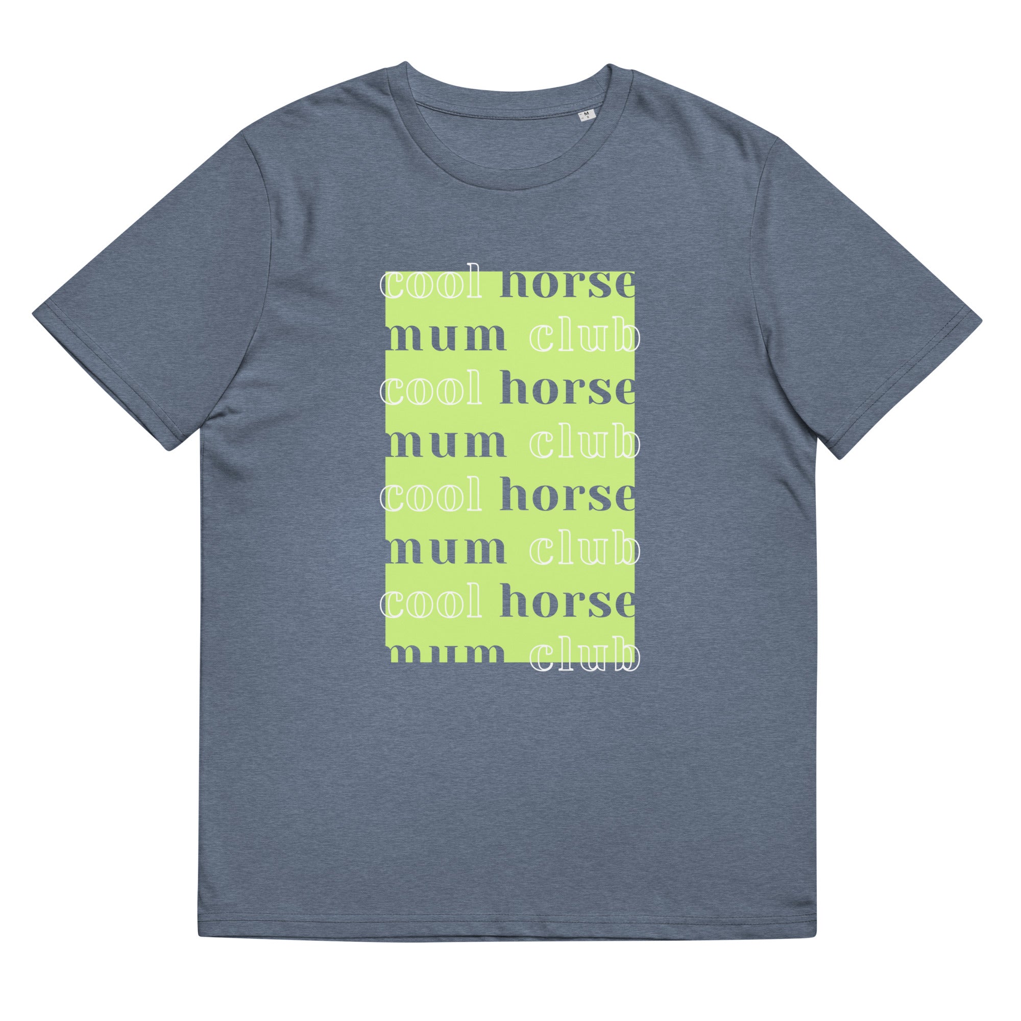 'cool horse mum club' | shirt aus 100 % bio-baumwolle