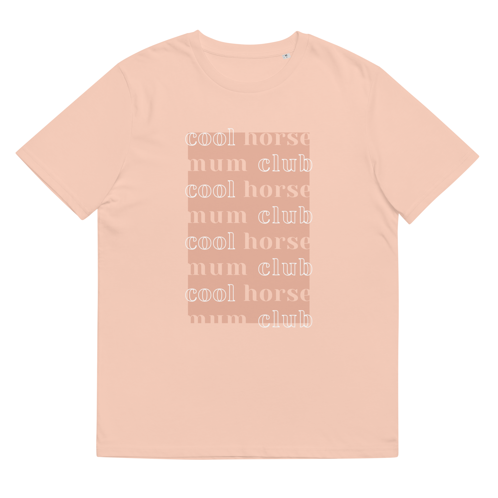 'cool horse mum club' | shirt aus 100 % bio-baumwolle