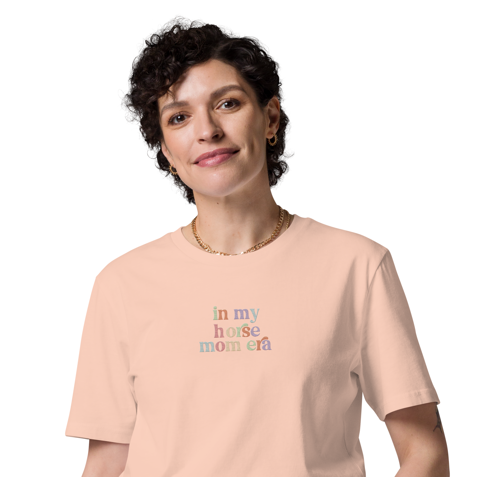 'horse mom era' | stick shirt aus 100 % baumwolle