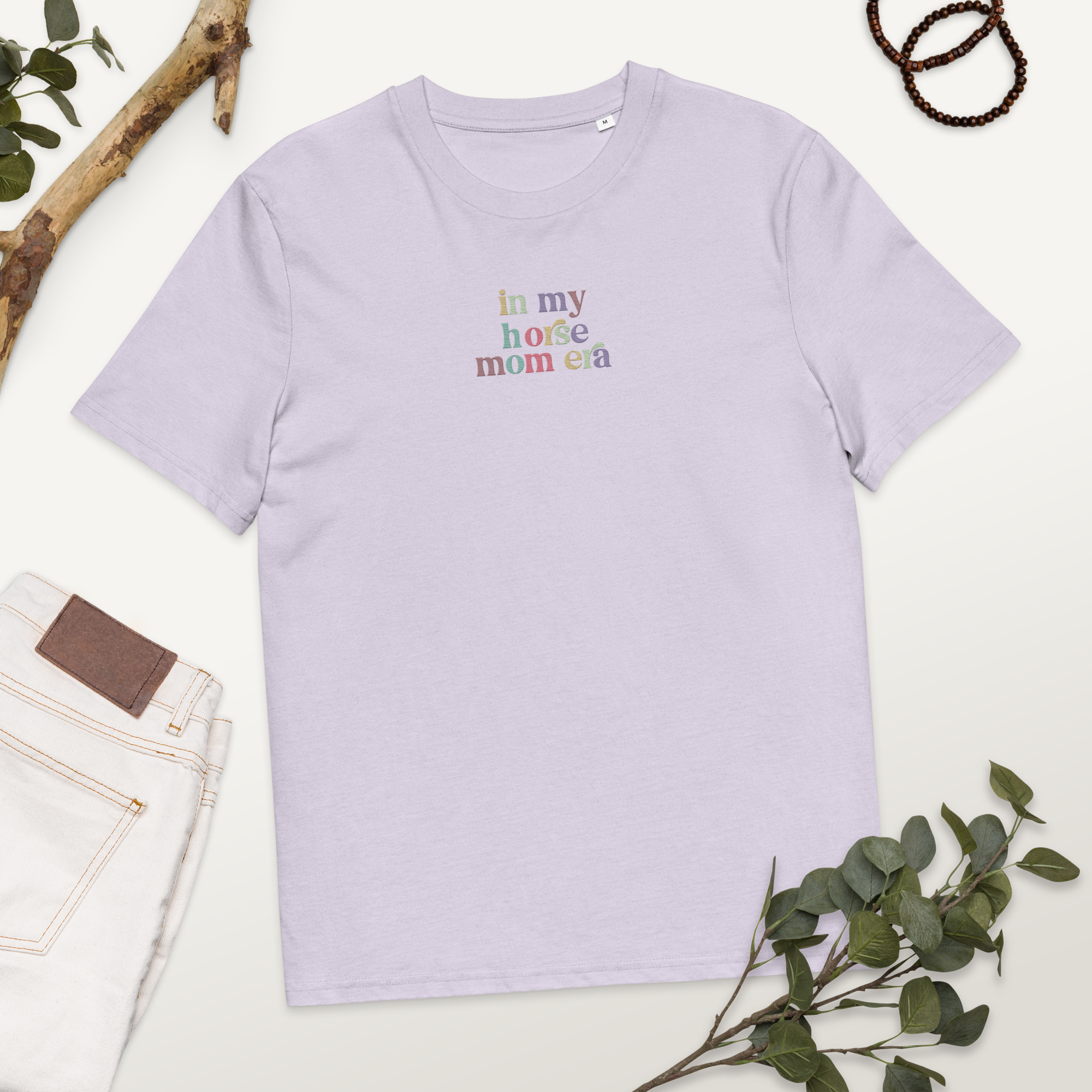 'horse mom era' | stick shirt aus 100 % baumwolle