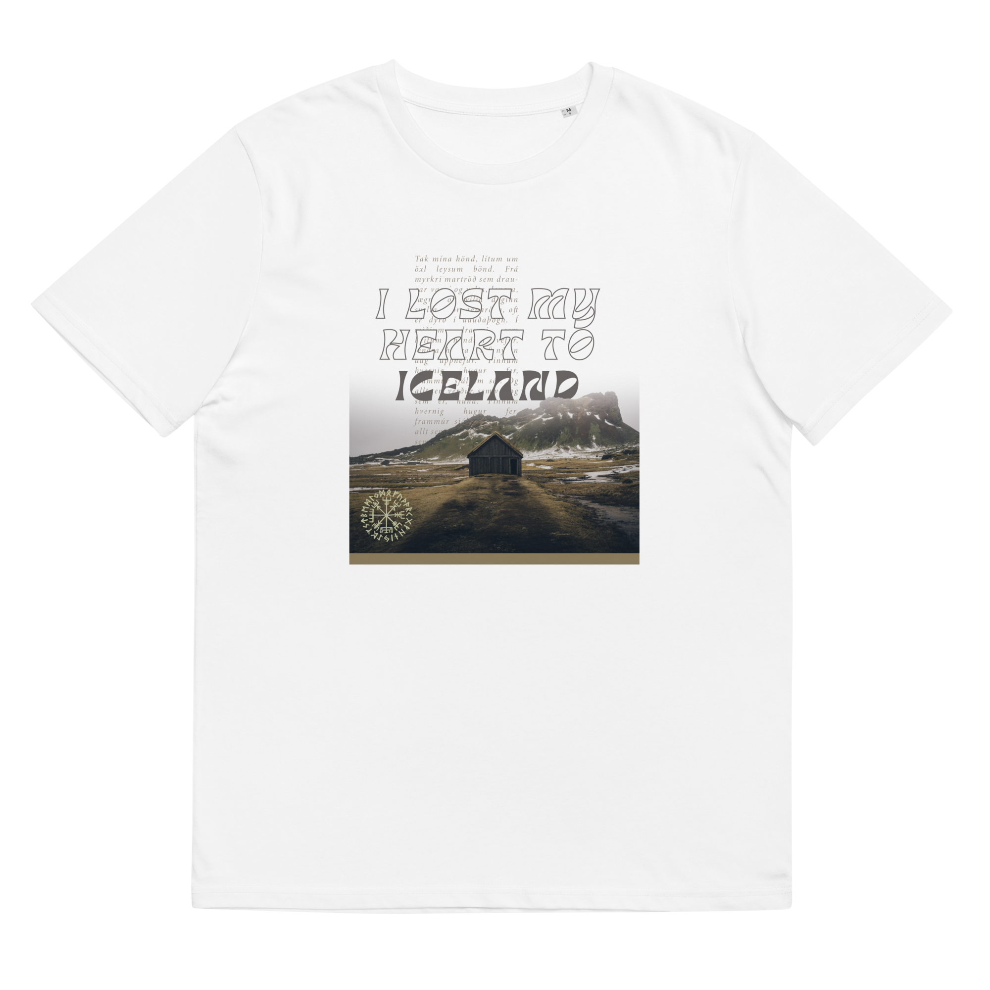 'lost my heart to iceland' | shirt aus 100 % bio-baumwolle