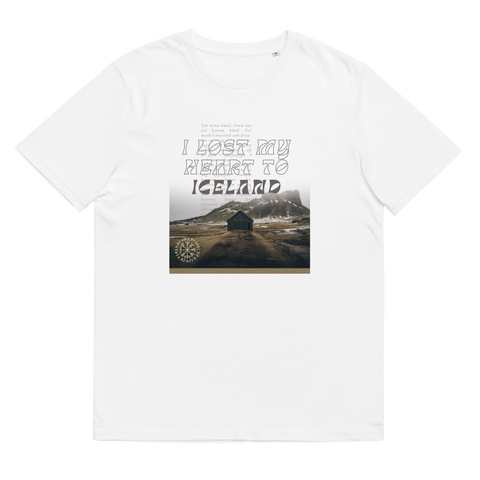 'lost my heart to iceland' | shirt aus 100 % bio-baumwolle