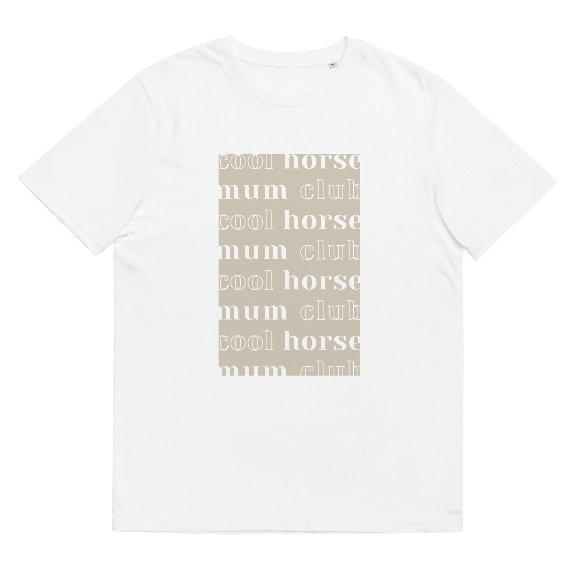 'cool horse mum club' | shirt aus 100 % bio-baumwolle