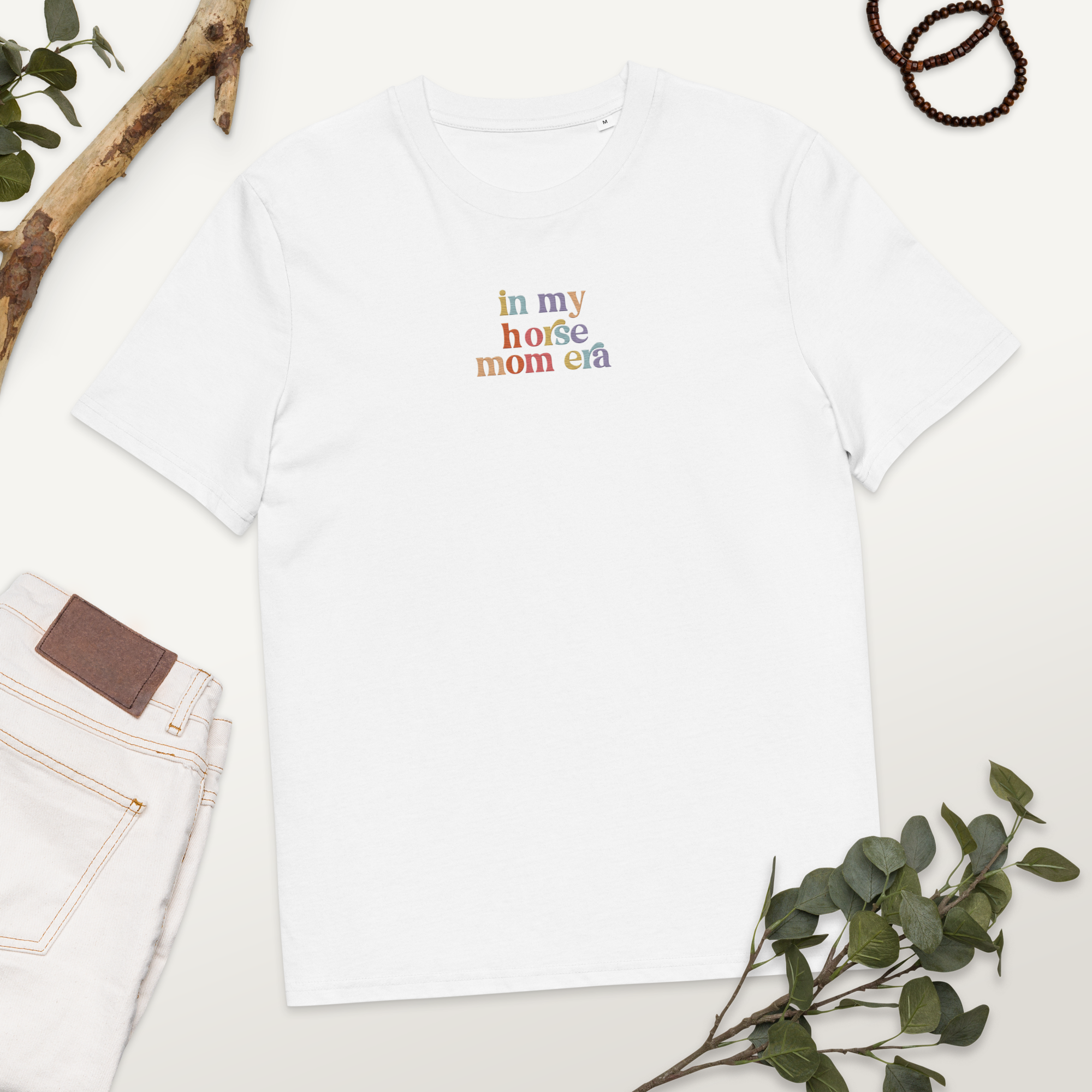 'horse mom era' | stick shirt aus 100 % baumwolle