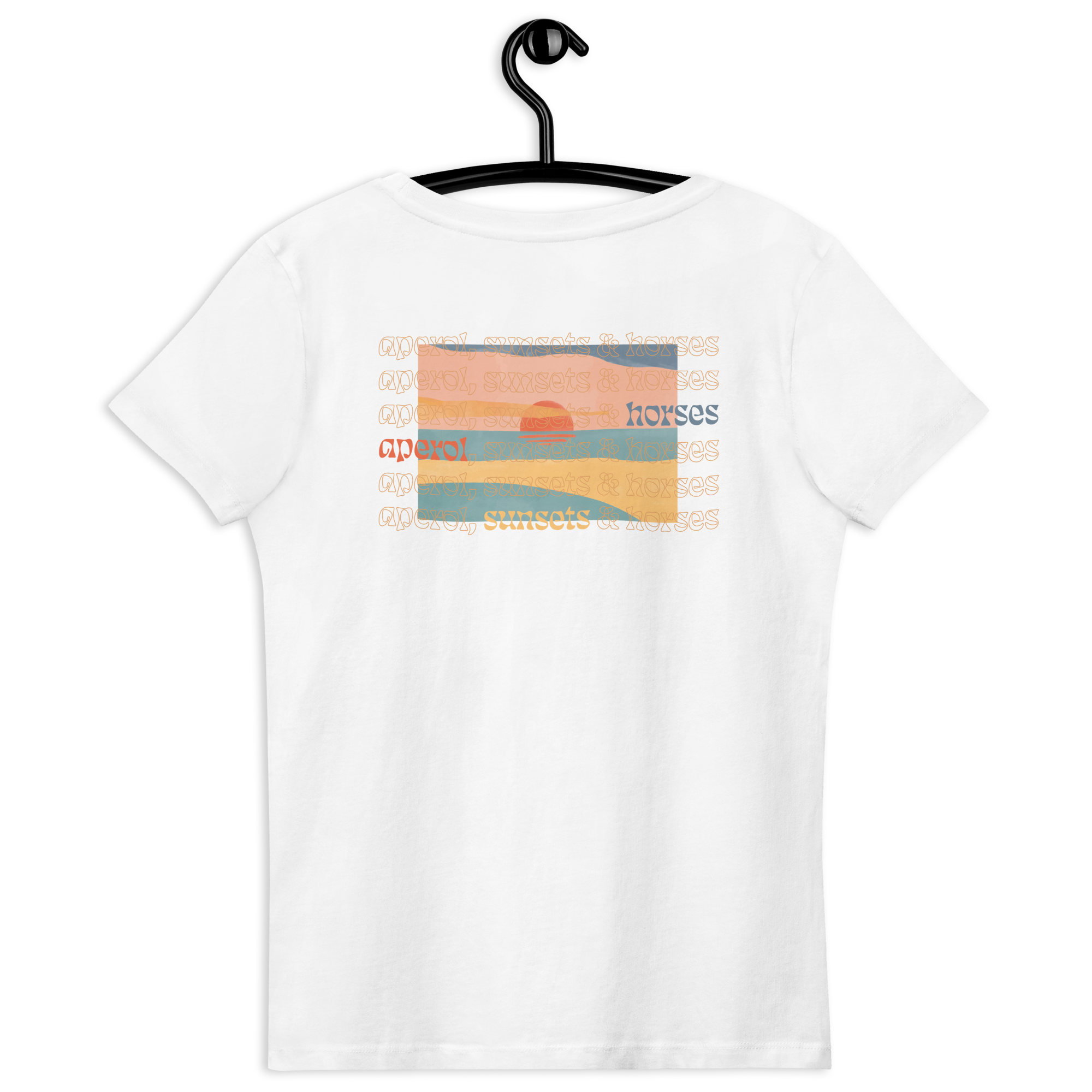 'aperol, sunsets & horses' | shirt aus bio-baumwolle