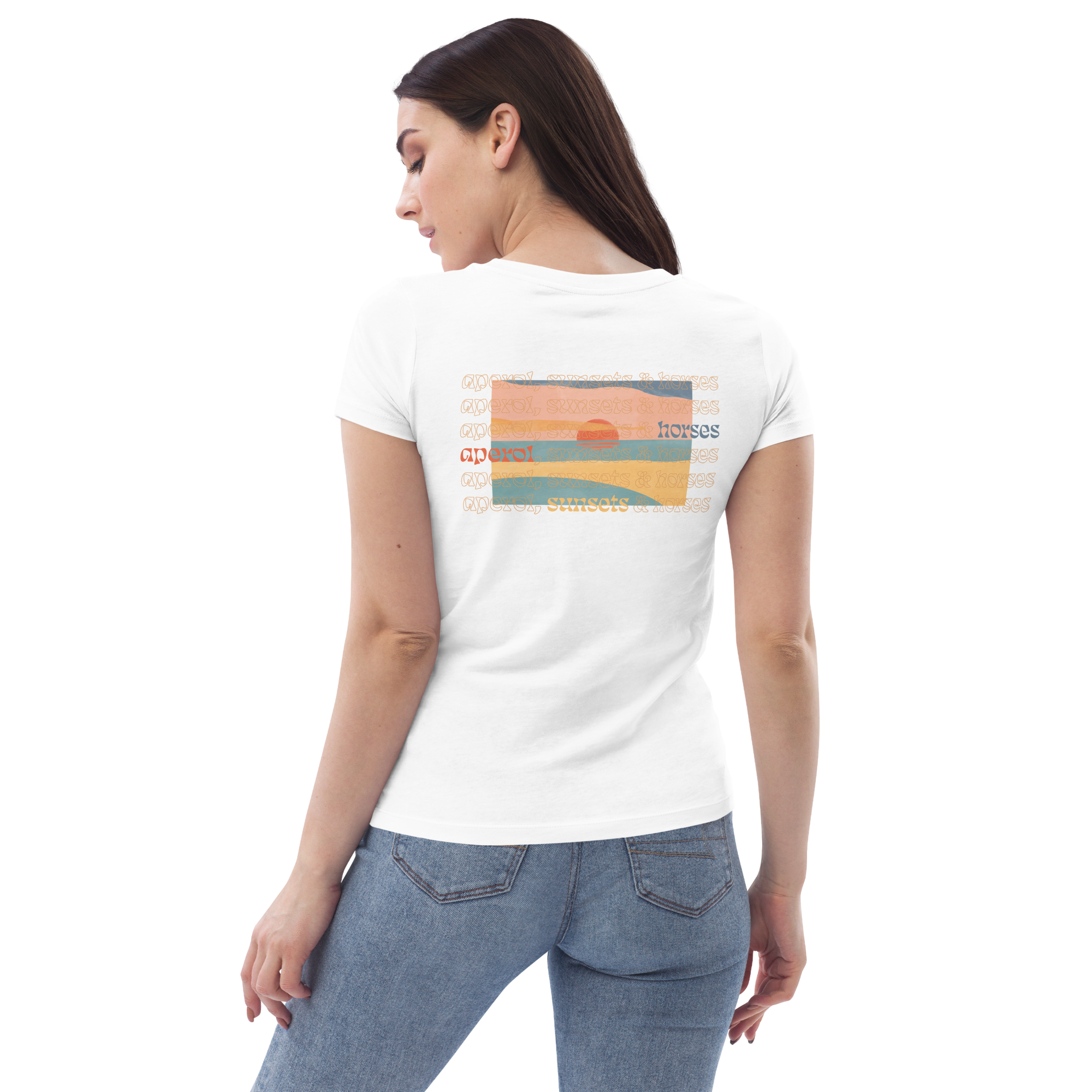 'aperol, sunsets & horses' | shirt aus bio-baumwolle